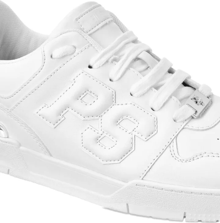 Logo-Embossed Low-Top Sneakers - Image 4
