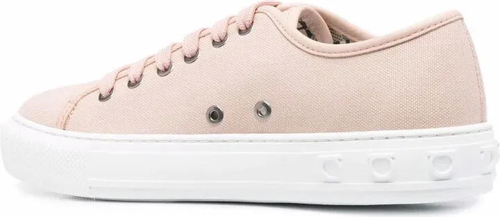 Logo-Embossed Low-Top Sneakers - Image 3