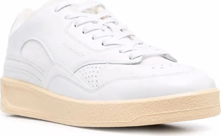 Logo-Embossed Low-Top Sneakers - Image 2