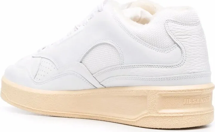 Logo-Embossed Low-Top Sneakers - Image 3