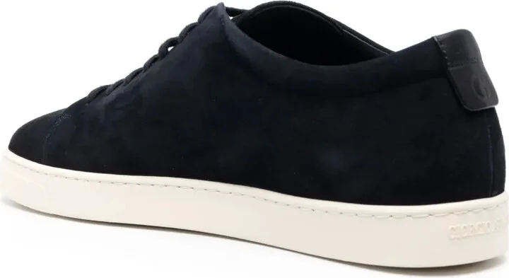 Logo-Embossed Low-Top Sneakers - Image 3