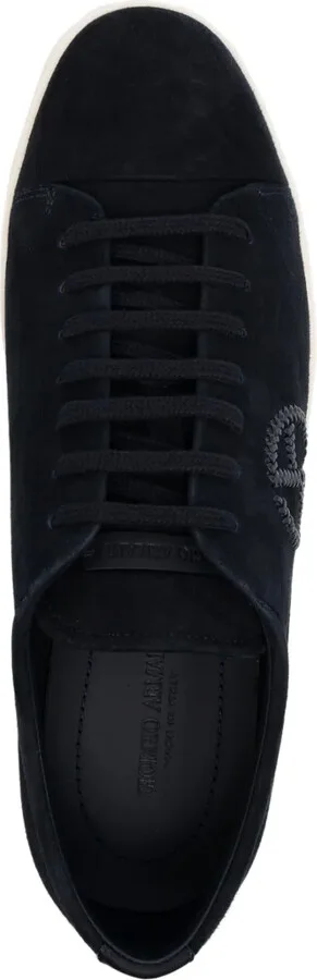 Logo-Embossed Low-Top Sneakers - Image 4