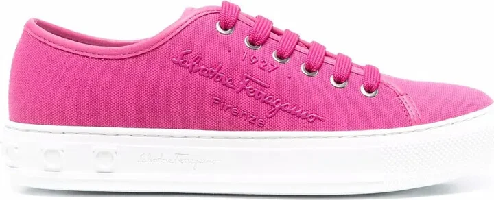 Logo-Embossed Low-Top Sneakers