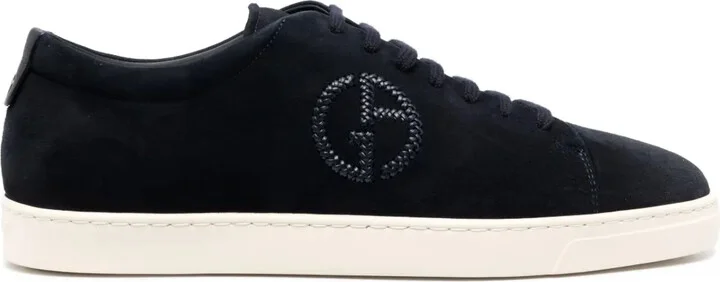 Logo-Embossed Low-Top Sneakers