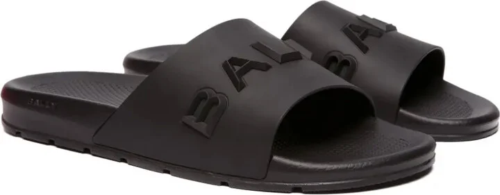 Logo-Embossed Moulded-Footbed Slides - Image 2