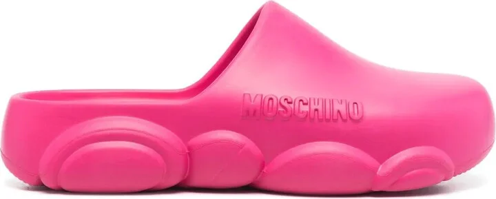 Logo Embossed Mules