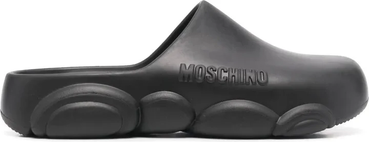 Logo Embossed Mules