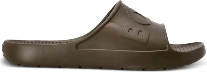 Logo-Embossed Open-Toe Slides