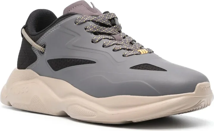 Logo-Embossed Panelled Sneakers - Image 2
