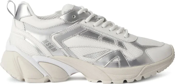 Logo-Embossed Panelled Sneakers