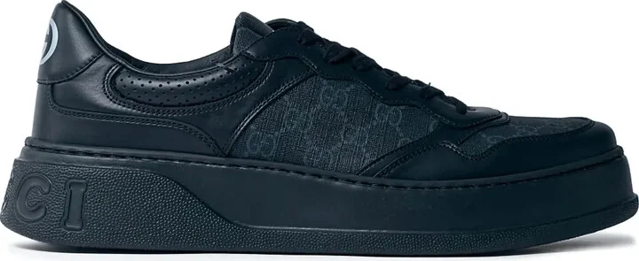Logo-Embossed Platform Sneakers