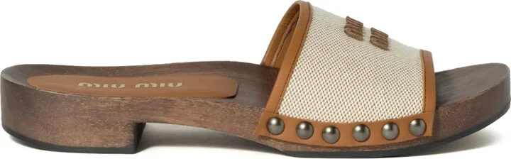Logo-Embossed Sandals
