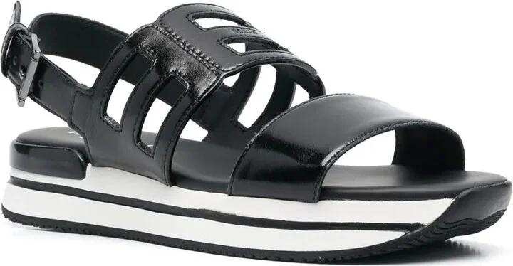 Logo-Embossed Slingback Sandals - Image 2