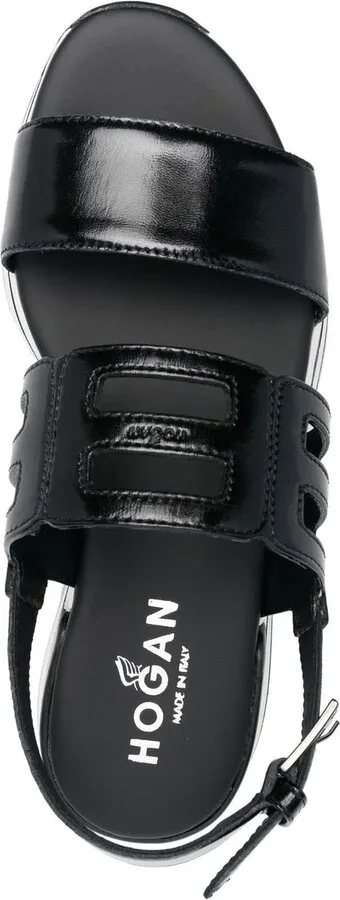 Logo-Embossed Slingback Sandals - Image 4