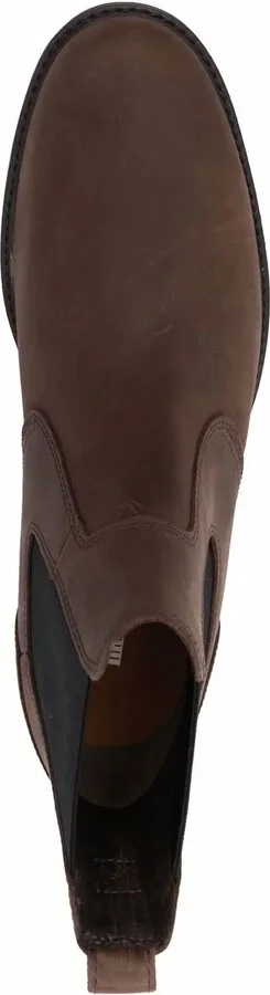 logo-embossed suede Chelsea boots - Image 4
