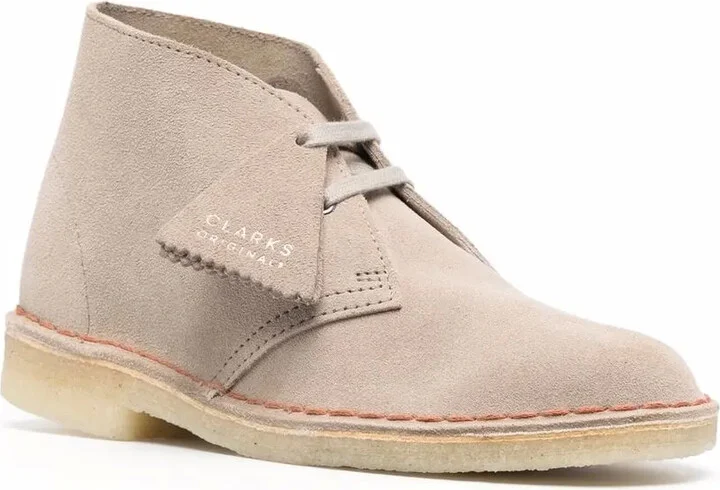 Logo-Embossed Suede Desert Boots - Image 2
