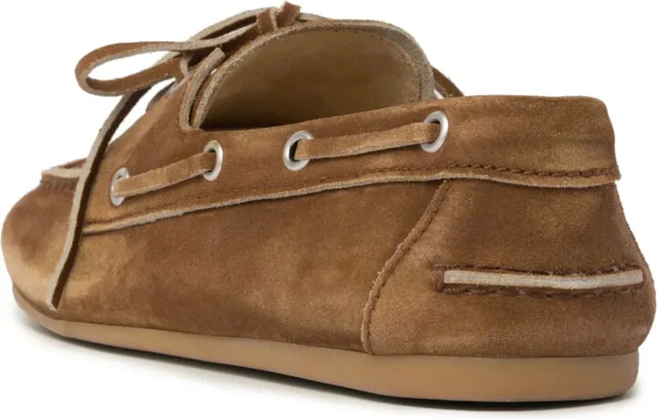 Logo-Embossed Suede Loafers - Image 3