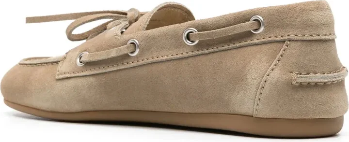 Logo-Embossed Suede Loafers - Image 3