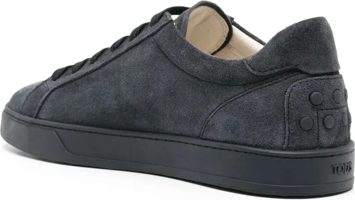 Logo-Embossed Suede Sneakers - Image 3