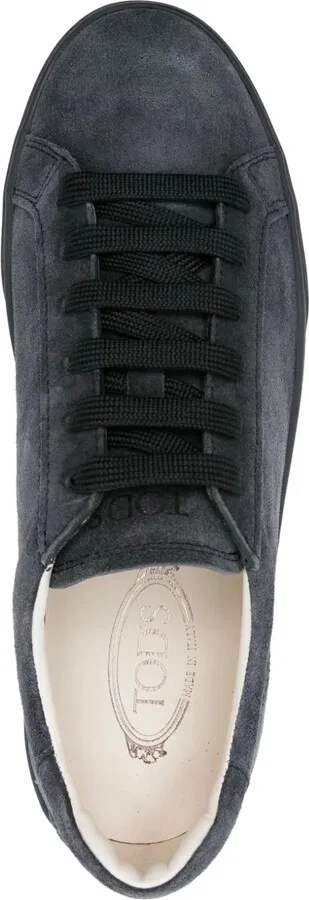 Logo-Embossed Suede Sneakers - Image 4