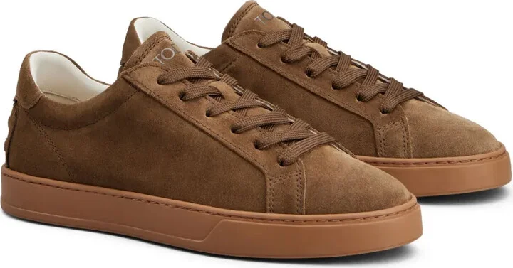 Logo-Embossed Suede Sneakers - Image 2