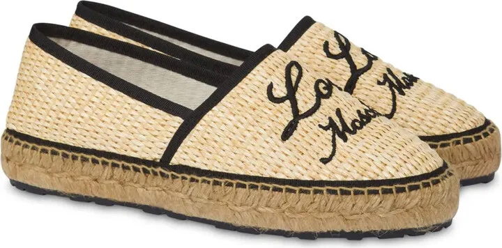 Logo-Embroidered Espadrilles - Image 2