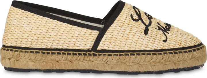 Logo-Embroidered Espadrilles