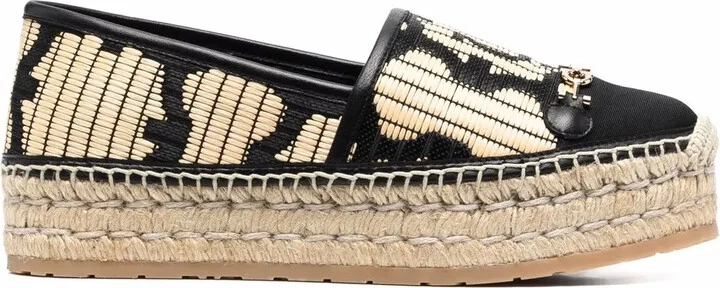 Logo Embroidered Espadrilles