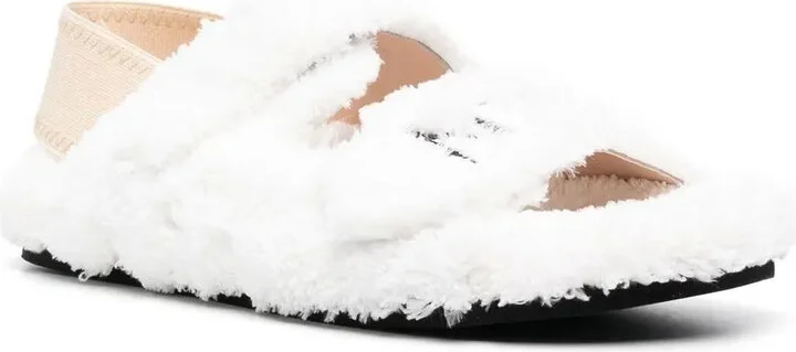 logo-embroidered Fussbett sandals - Image 2