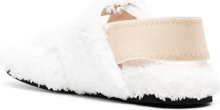logo-embroidered Fussbett sandals - Image 3