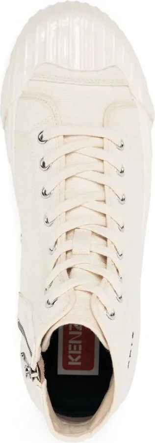 Logo-Embroidered High-Top Sneakers - Image 4