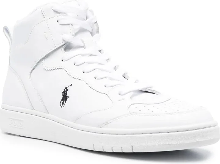 Logo-Embroidered High-Top Sneakers - Image 2
