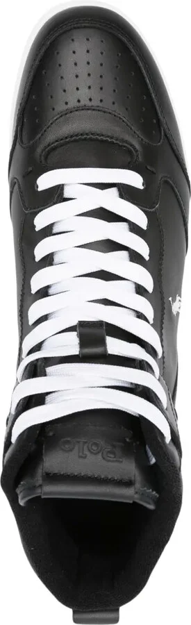 Logo-Embroidered High-Top Sneakers - Image 4