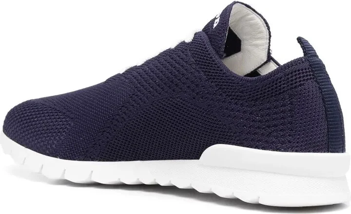 Logo-Embroidered Knit Sneakers - Image 3