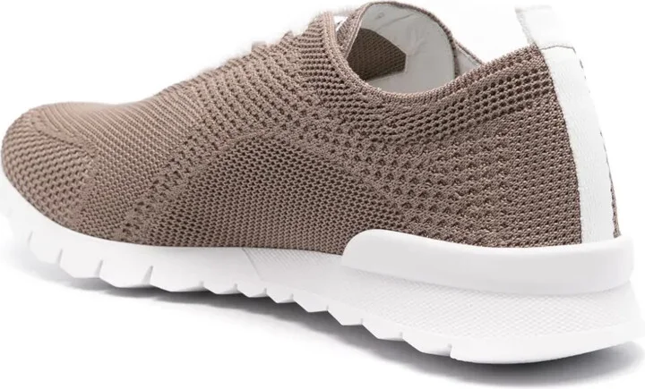 Logo-Embroidered Knitted Sneakers - Image 3