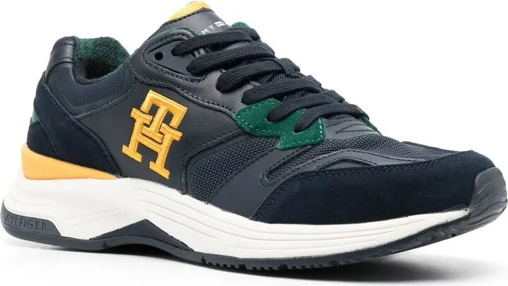 Logo-Embroidered Lace-Up Sneakers - Image 2