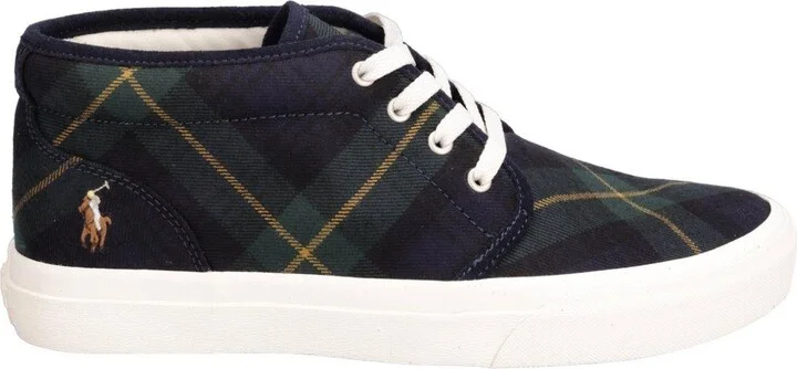 Logo Embroidered Lace-up Sneakers