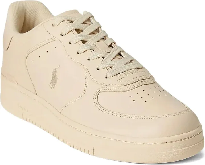 Logo-Embroidered Leather Sneakers - Image 2