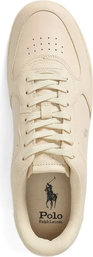 Logo-Embroidered Leather Sneakers - Image 4