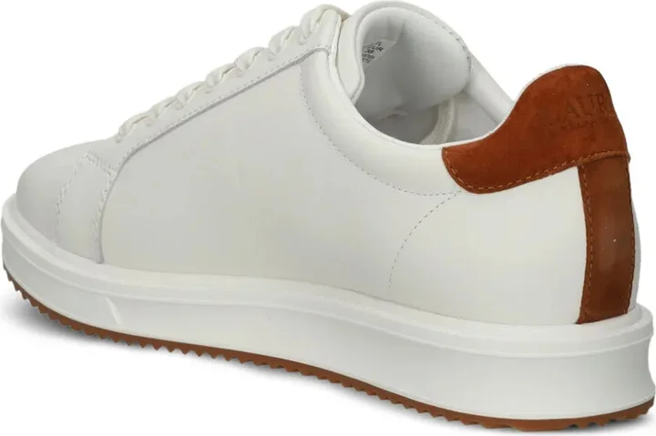 Logo-Embroidered Leather Sneakers - Image 4