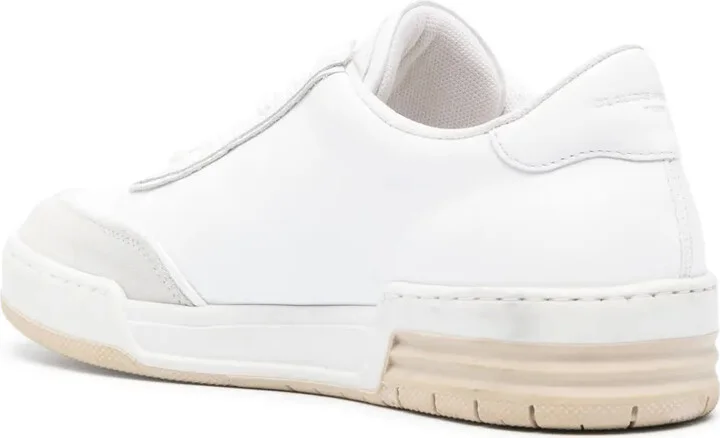 Logo-Embroidered Leather Sneakers - Image 3