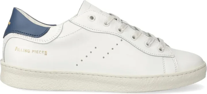 Logo-Embroidered Leather Sneakers