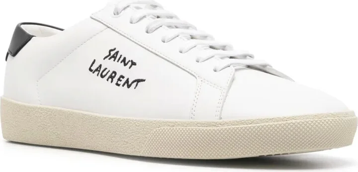 Logo-Embroidered Low-Top Sneakers - Image 2
