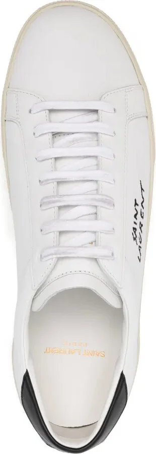 Logo-Embroidered Low-Top Sneakers - Image 4