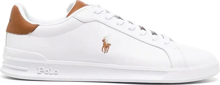 Logo-Embroidered Low-Top Sneakers