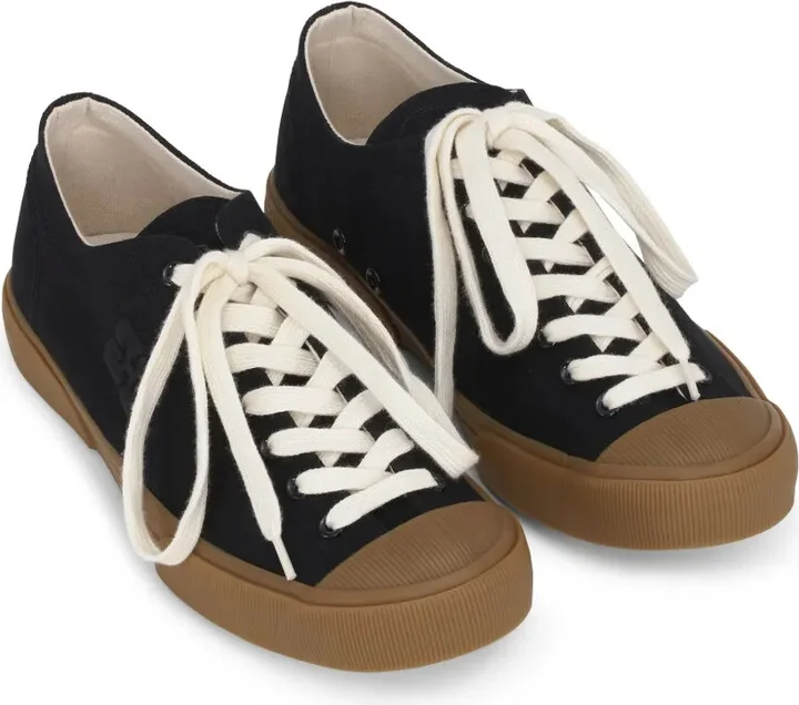 Logo-Embroidered Organic Cotton Sneakers - Image 2