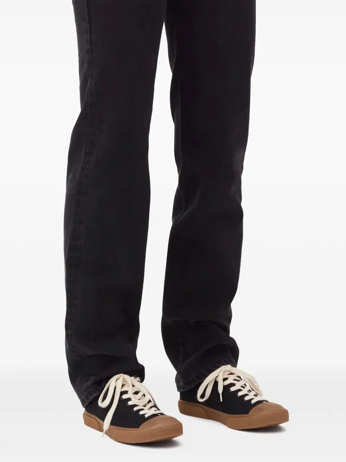 Logo-Embroidered Organic Cotton Sneakers - Image 4