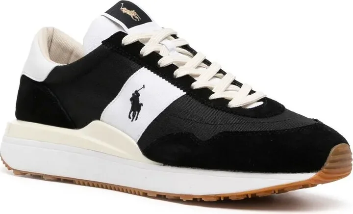 Logo-Embroidered Panelled Sneakers - Image 2
