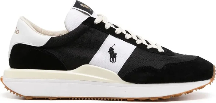 Logo-Embroidered Panelled Sneakers