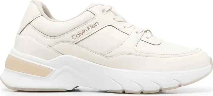 Logo-Embroidered Panelled Sneakers